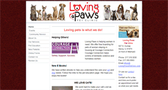 Desktop Screenshot of lovingpawspetclinic.com